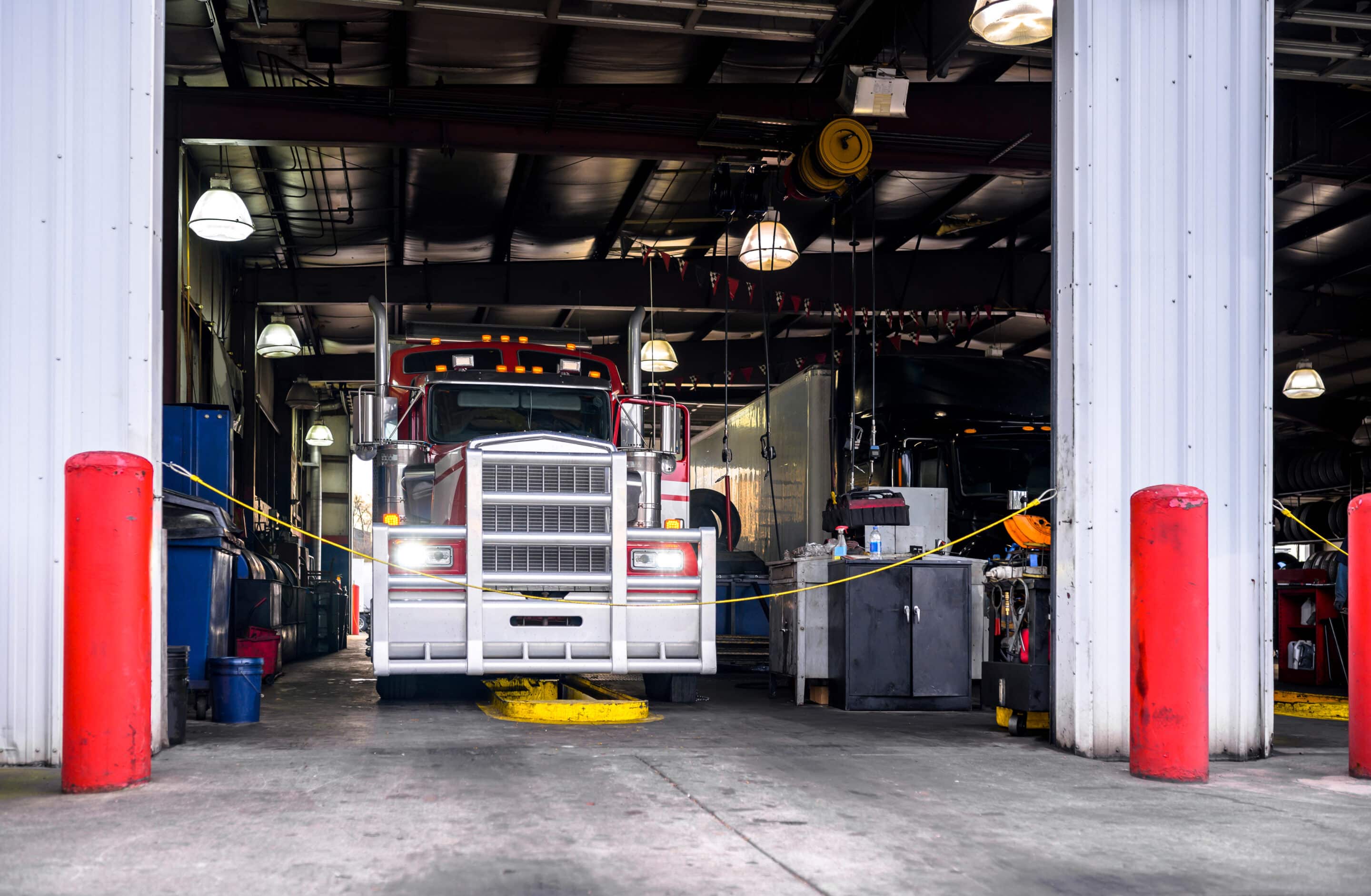 Semi Truck Oil Change
